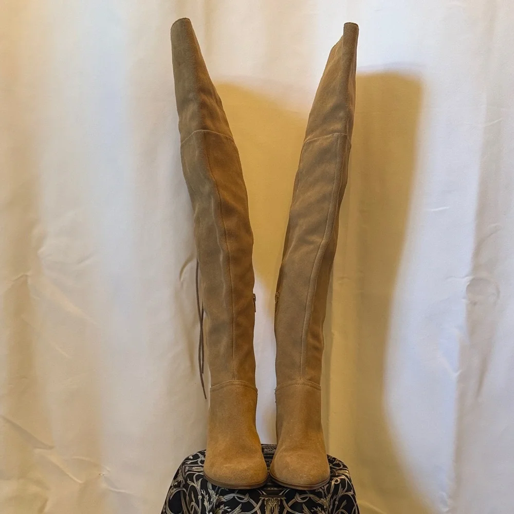 Aldo Camel Over-the-Knee Boots